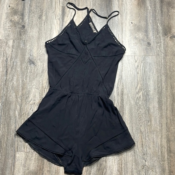 Le Marche by Naked Princess Black Isabella Romper Size Small - Picture 4 of 12